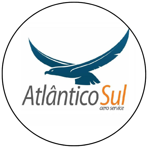 Logo Atlântico Sul Aerio - Redonda -PNG