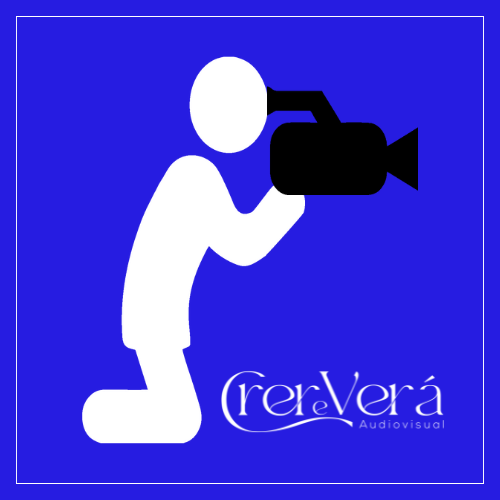 Logo da Crer e Verá Cristão filmando-01