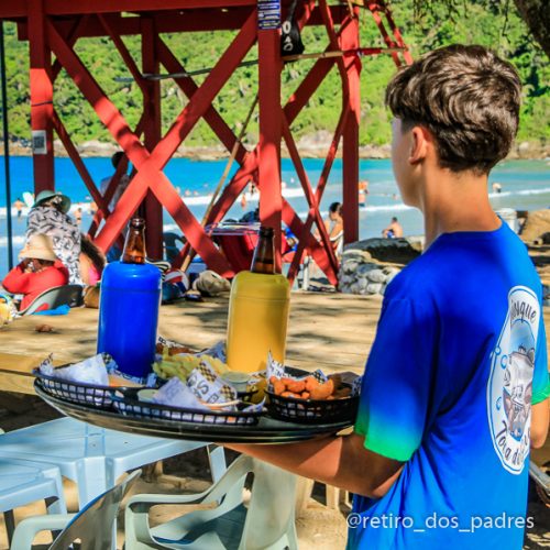 Camping e Hospedagem Retiro dos Padres Bombinhas, Flat, Chále, Casa, Praia, Quiosque Tóca da Garoupa-53
